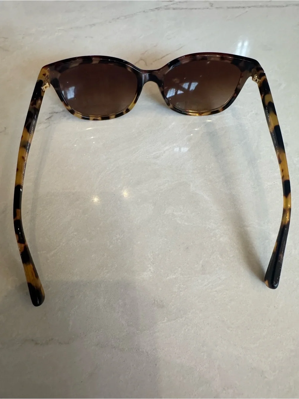 Coach Burgundy and Tortoiseshell Cat-Eye Sunglasses